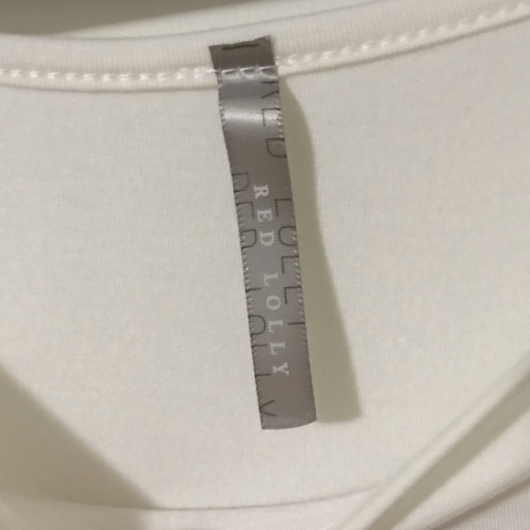 ❤️last 1 left❗️ Ivory Snowman Glitter Print Dress - Picture 5 of 7